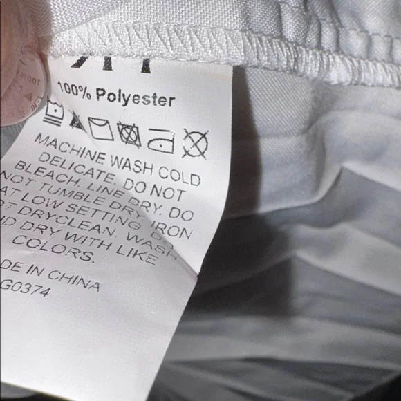 Rihoas Apricot Splicing Pleated Mini Dress Size Large - Picture 9 of 11